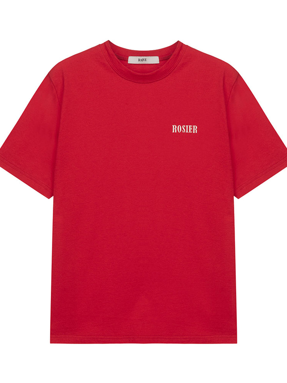 Rosier Logo T-Shirt in Red