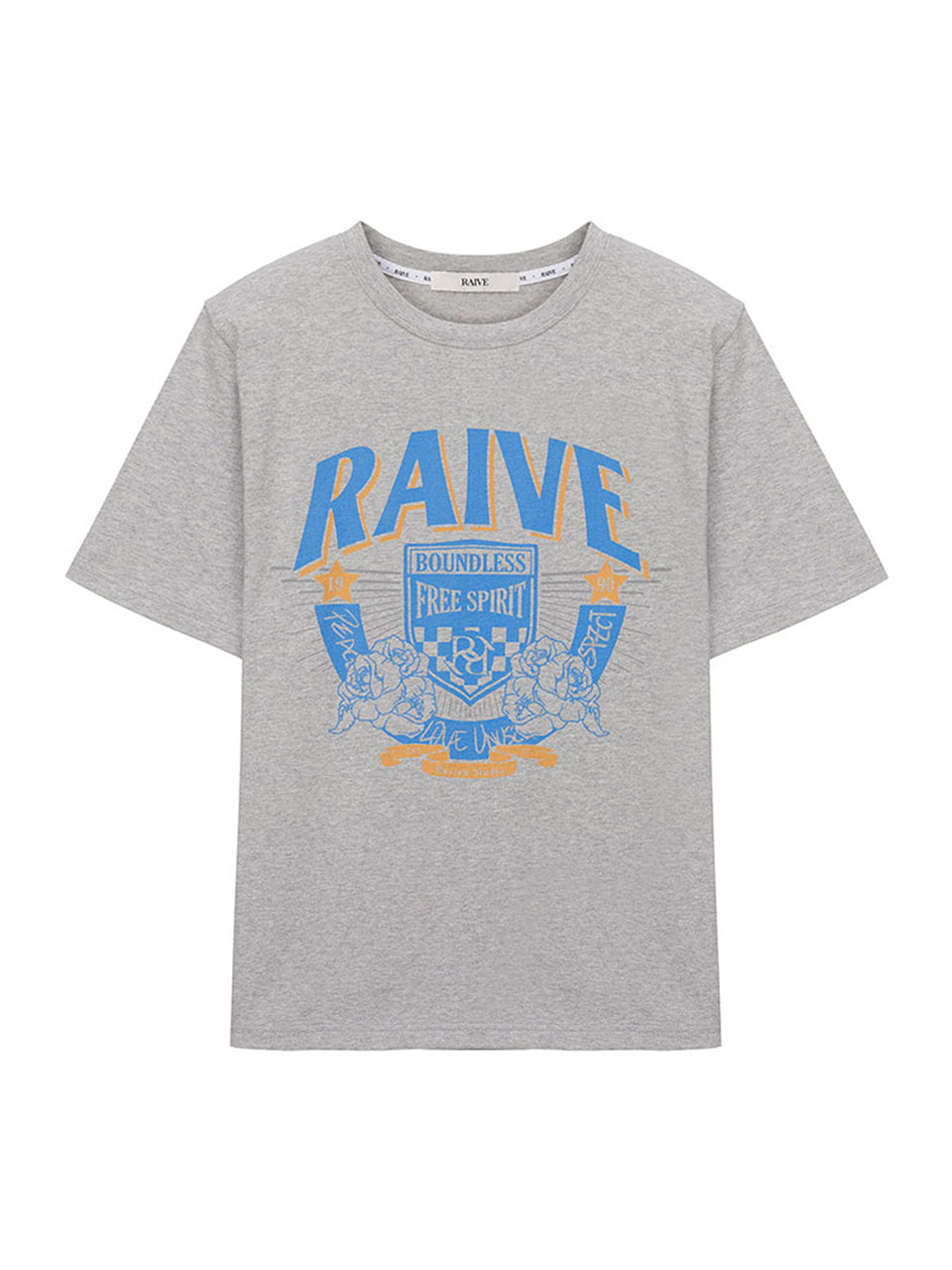 RAIVE Graphic T-shirt in Grey
