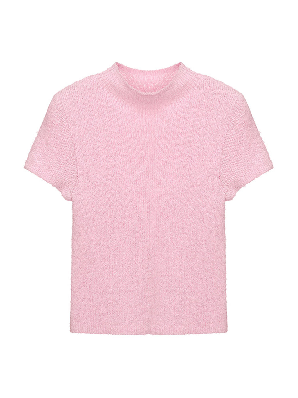 Short Sleeves Knit in Pink