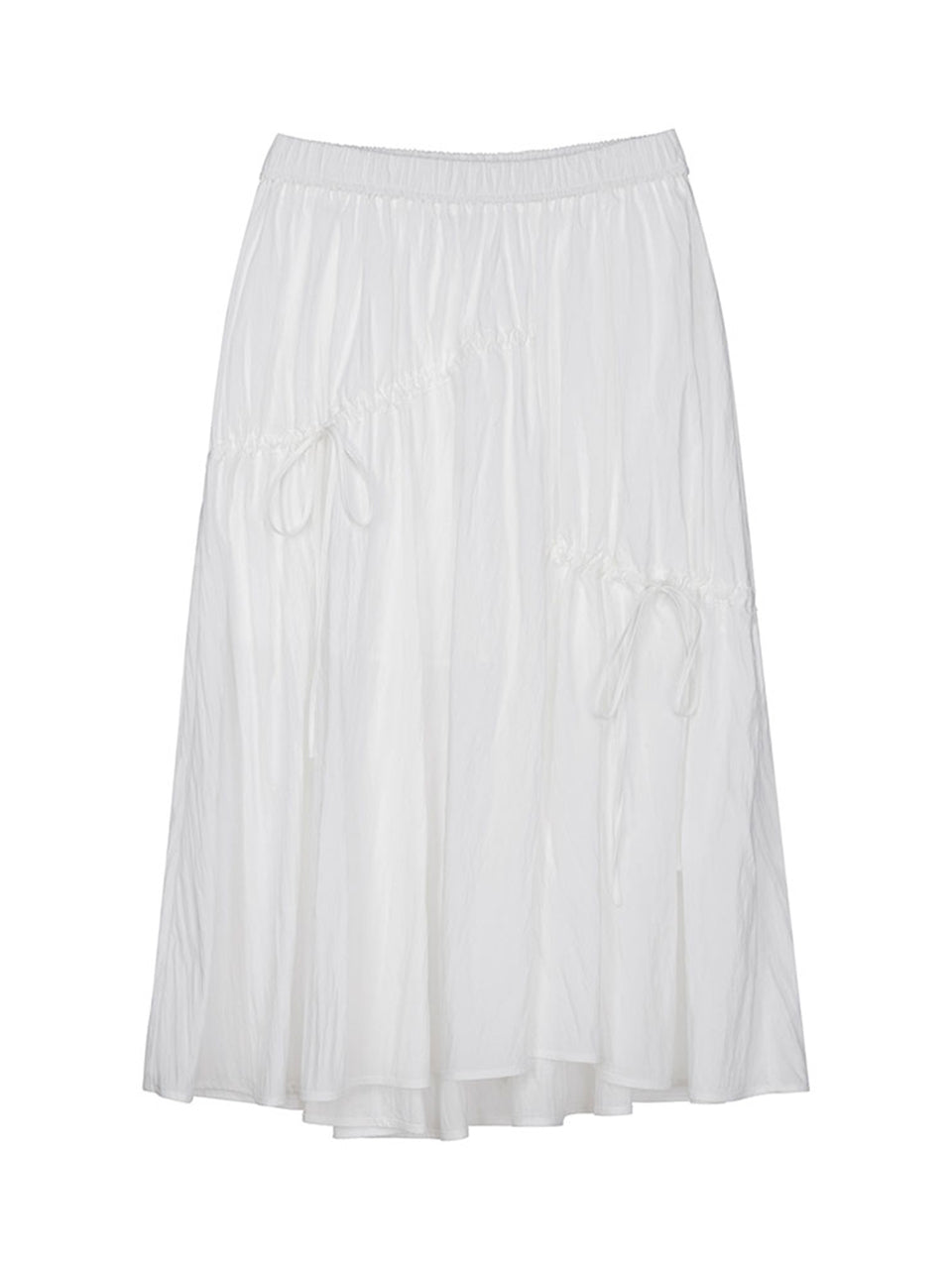 String Skirt in White