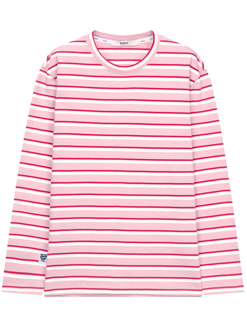 Multi Stripe T-Shirt in PINK