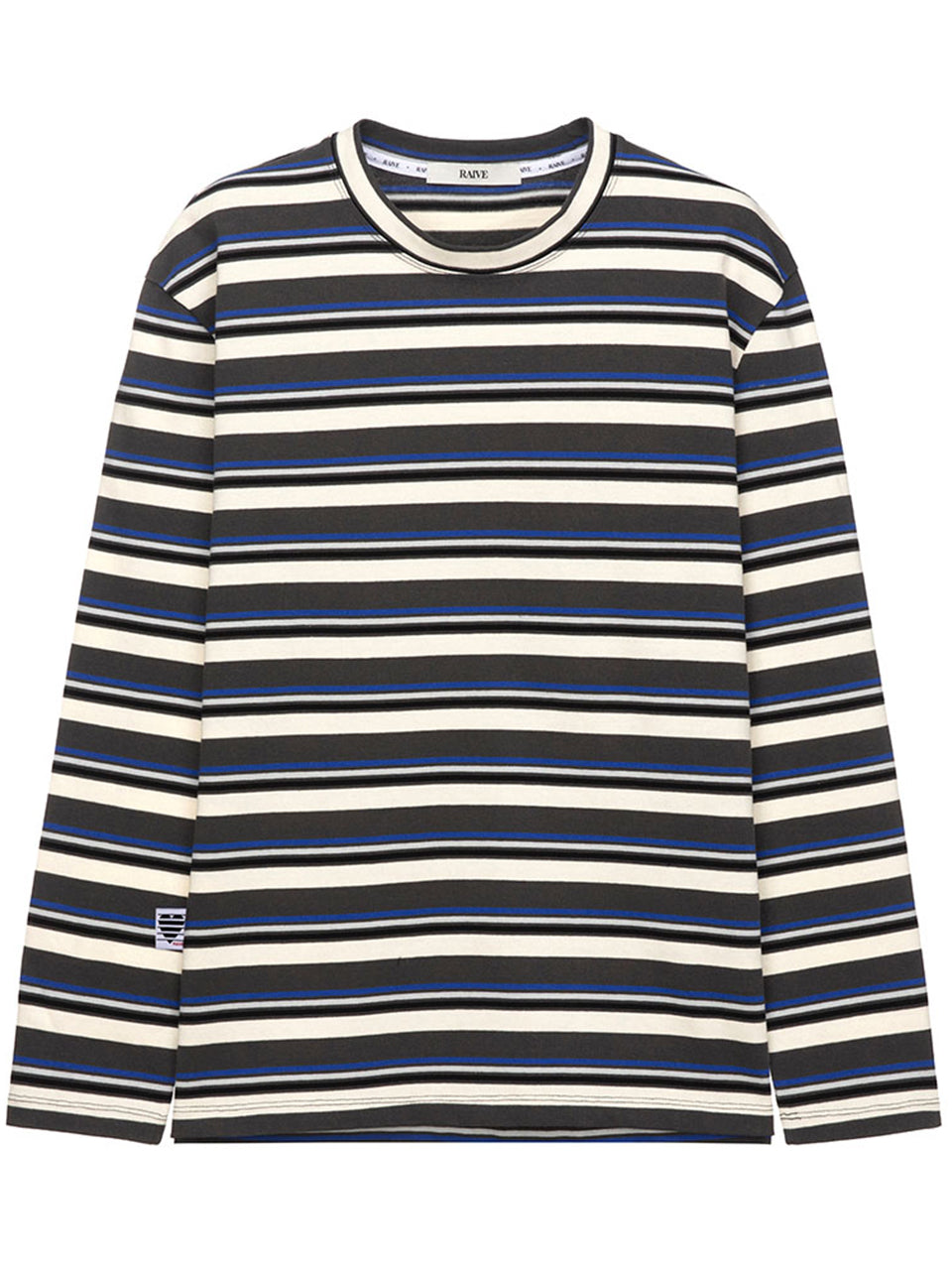 Multi Stripe T-Shirt in Black