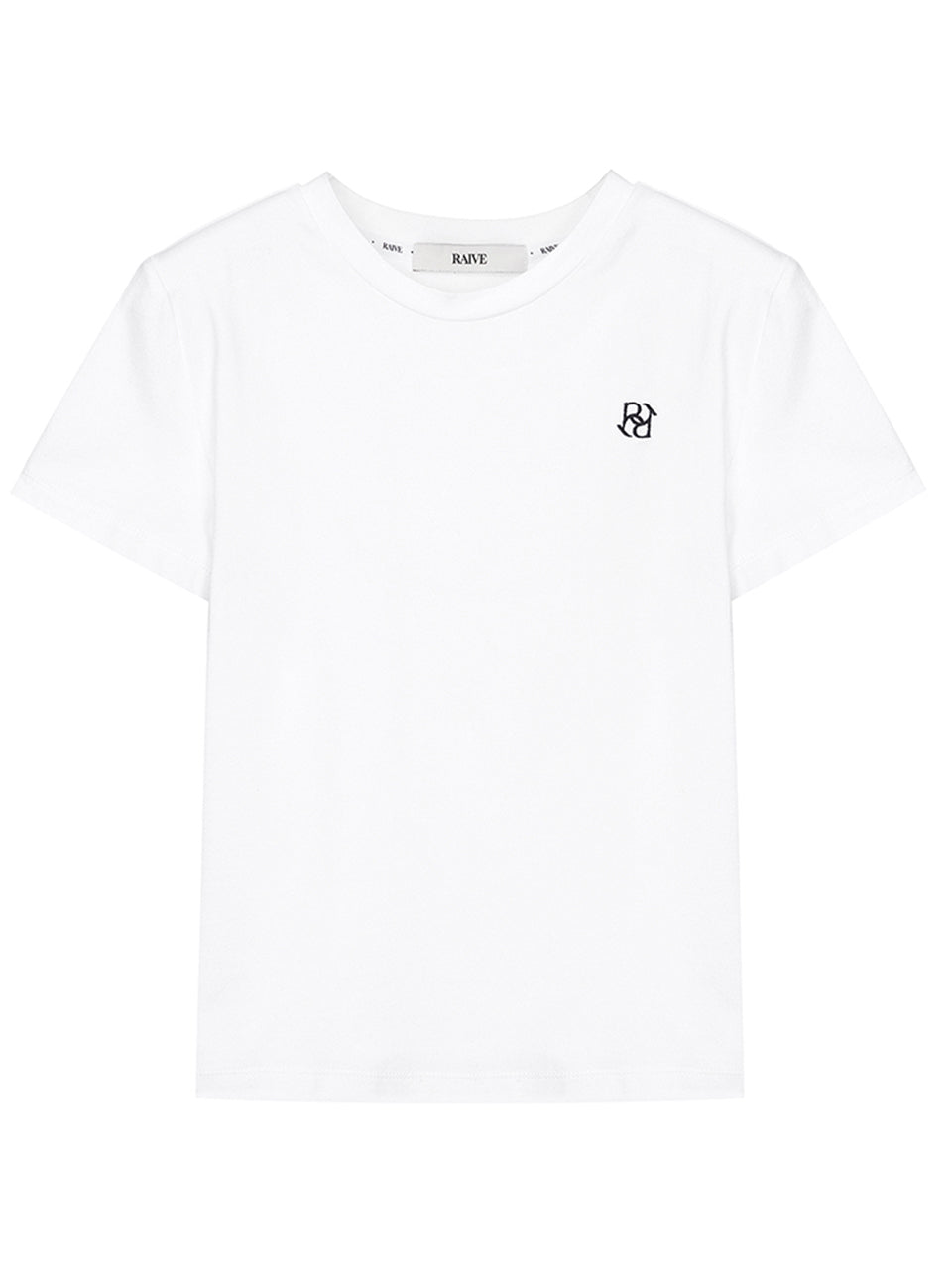 RAIVE Logo Symbol T-shirt in White