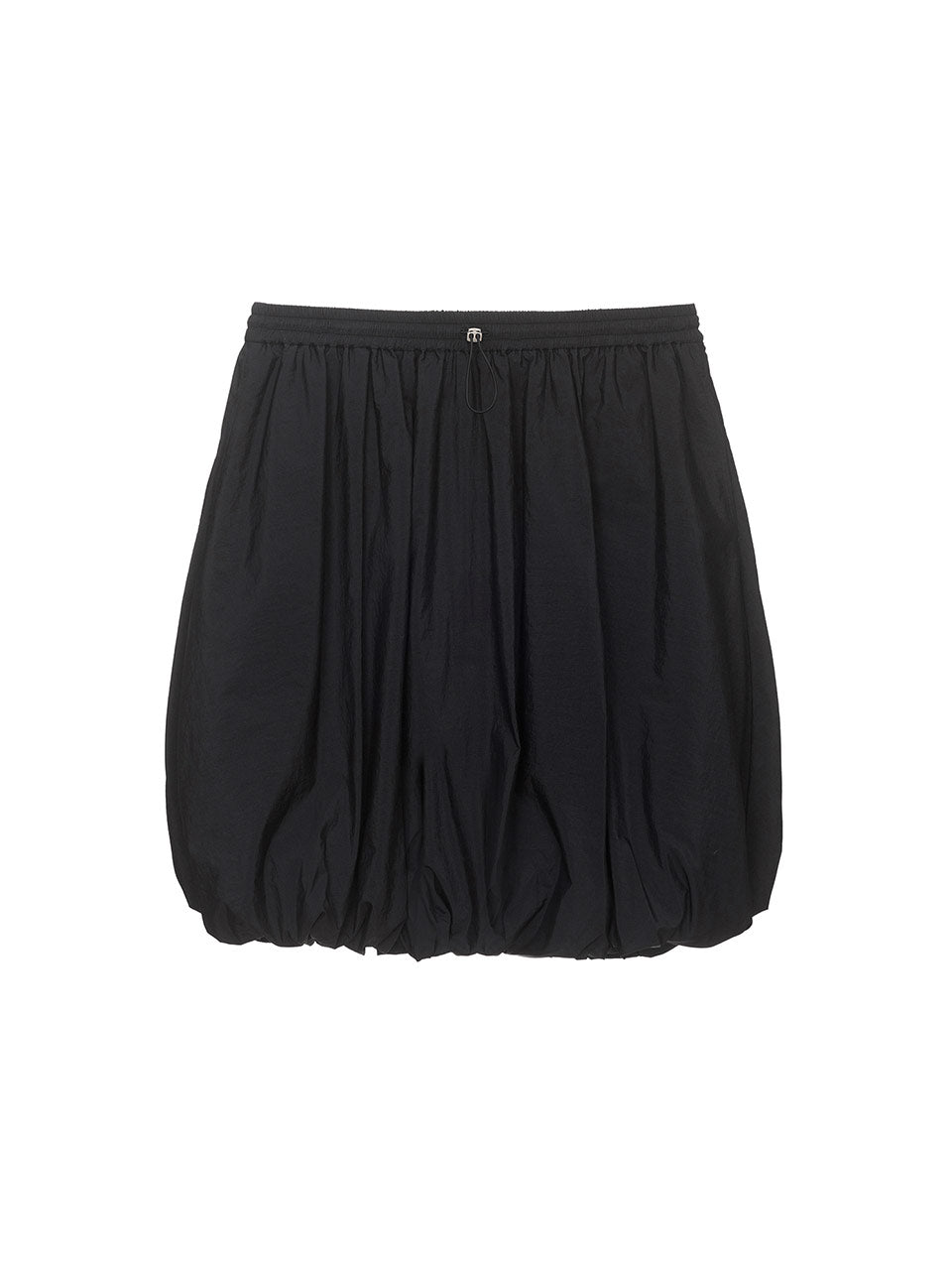 String Mini Skirt in Black