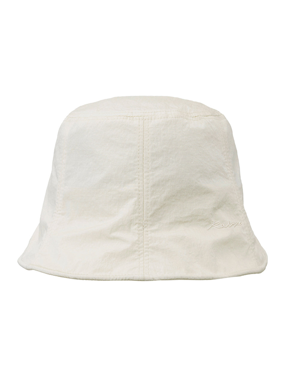 Ribbon Strap Bucket Hat in Ivory