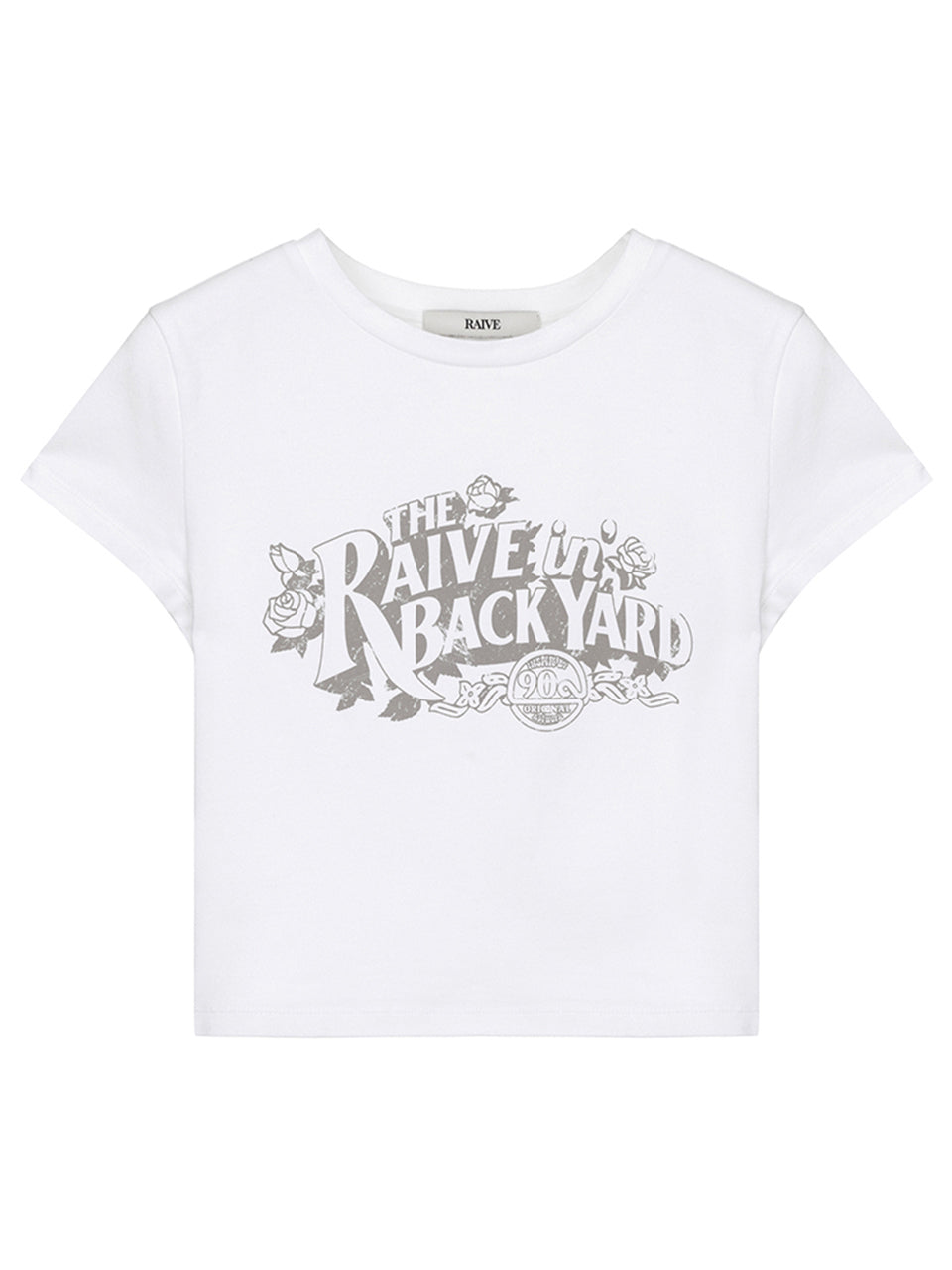 Back Yard Graphic T-shirt in White