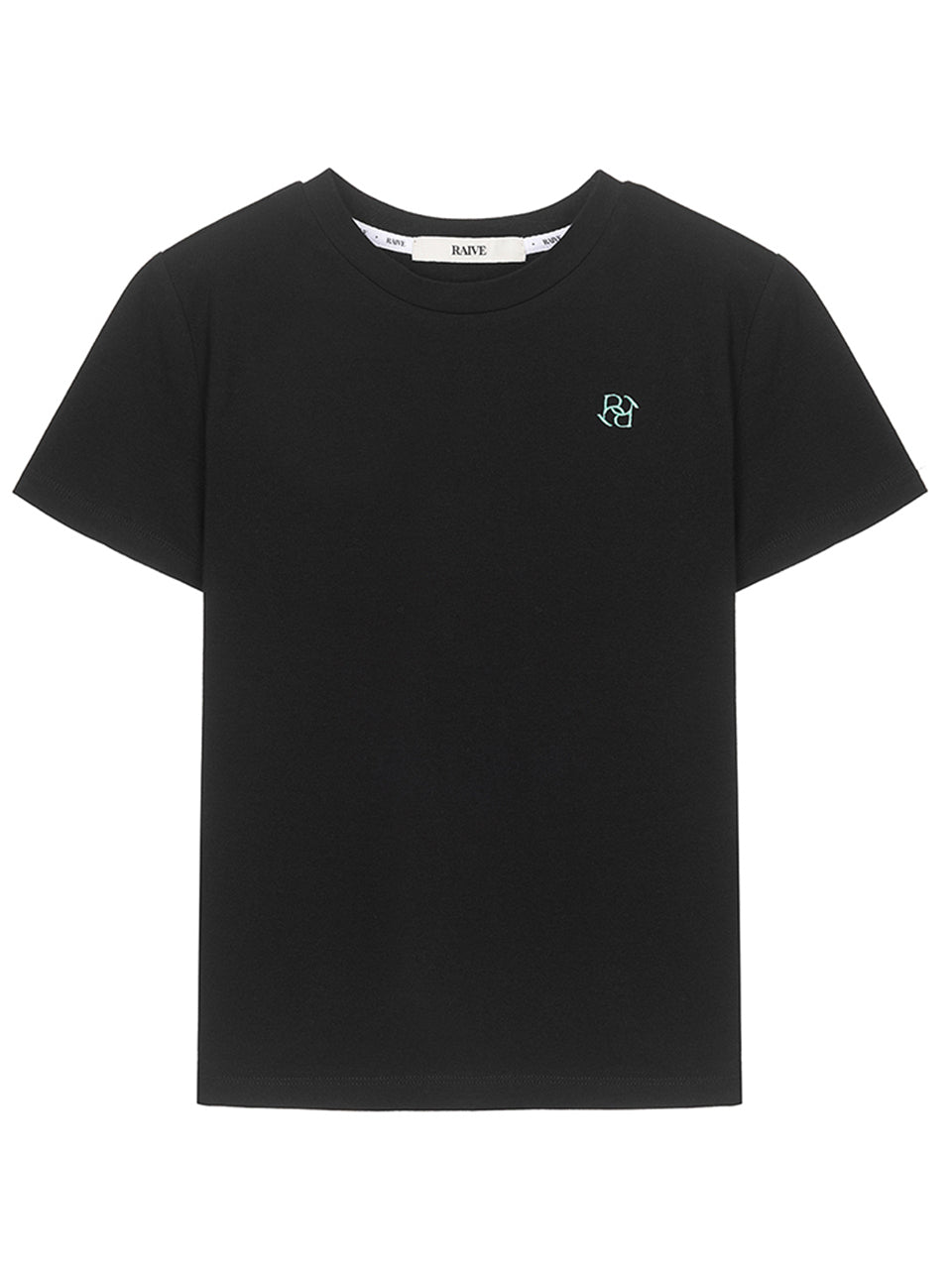 RAIVE Logo Symbol T-shirt in Black