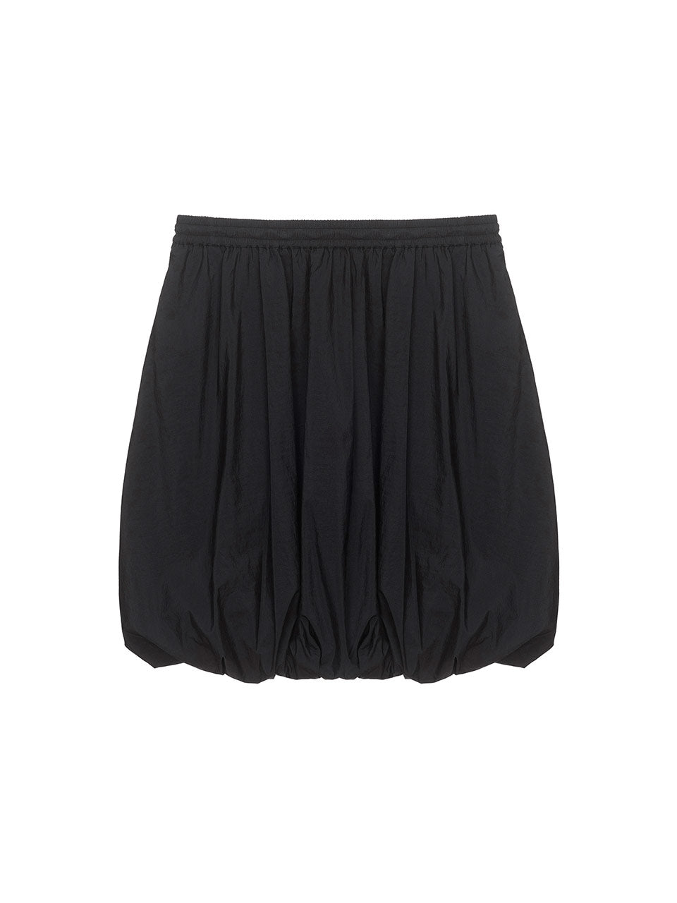 String Mini Skirt in Black