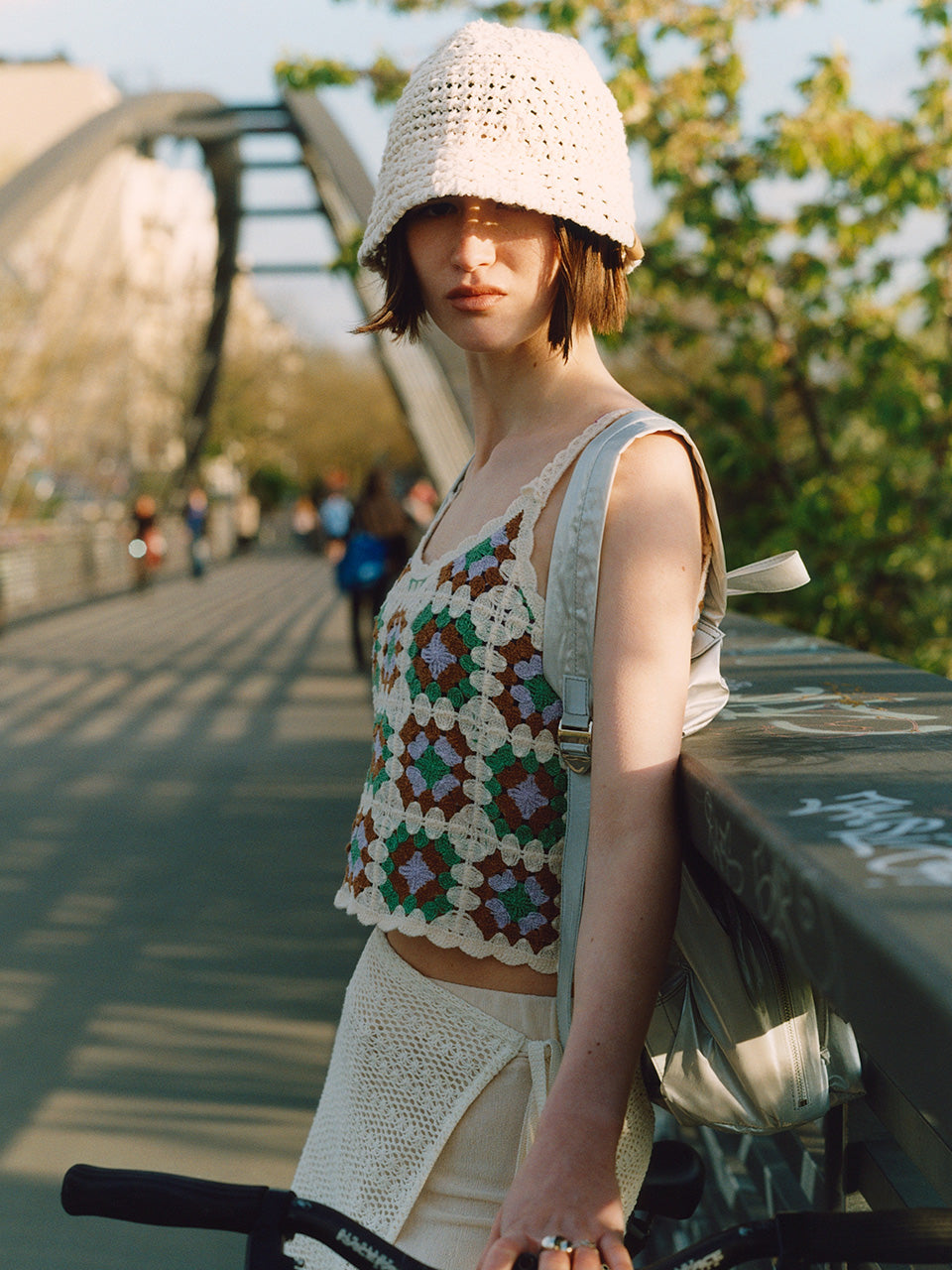 Knitted Hats in Ivory