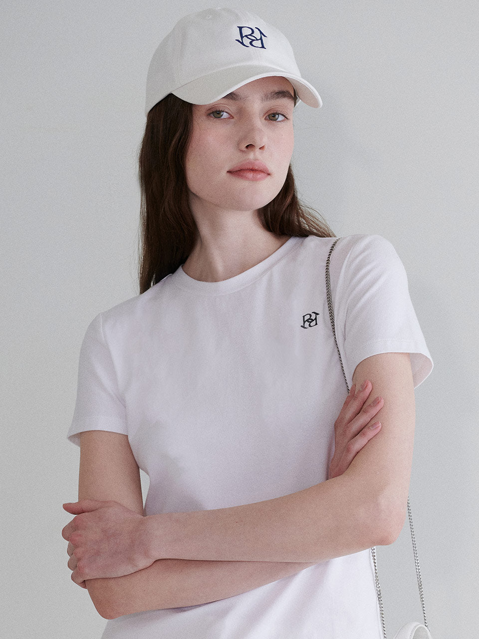 RAIVE Symbol Ball Cap in White