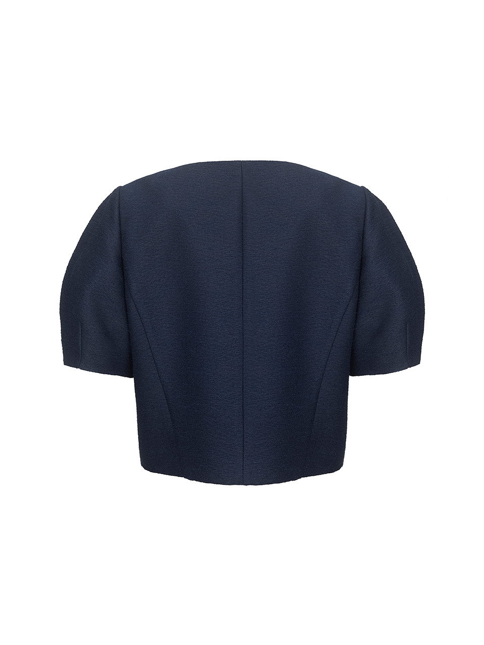 Square Neck Jacket in Navy