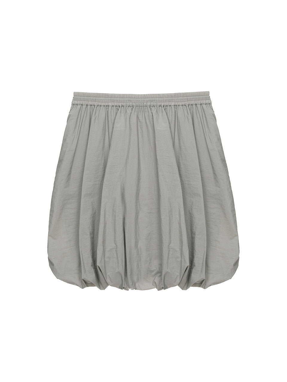 String Mini Skirt in Grey