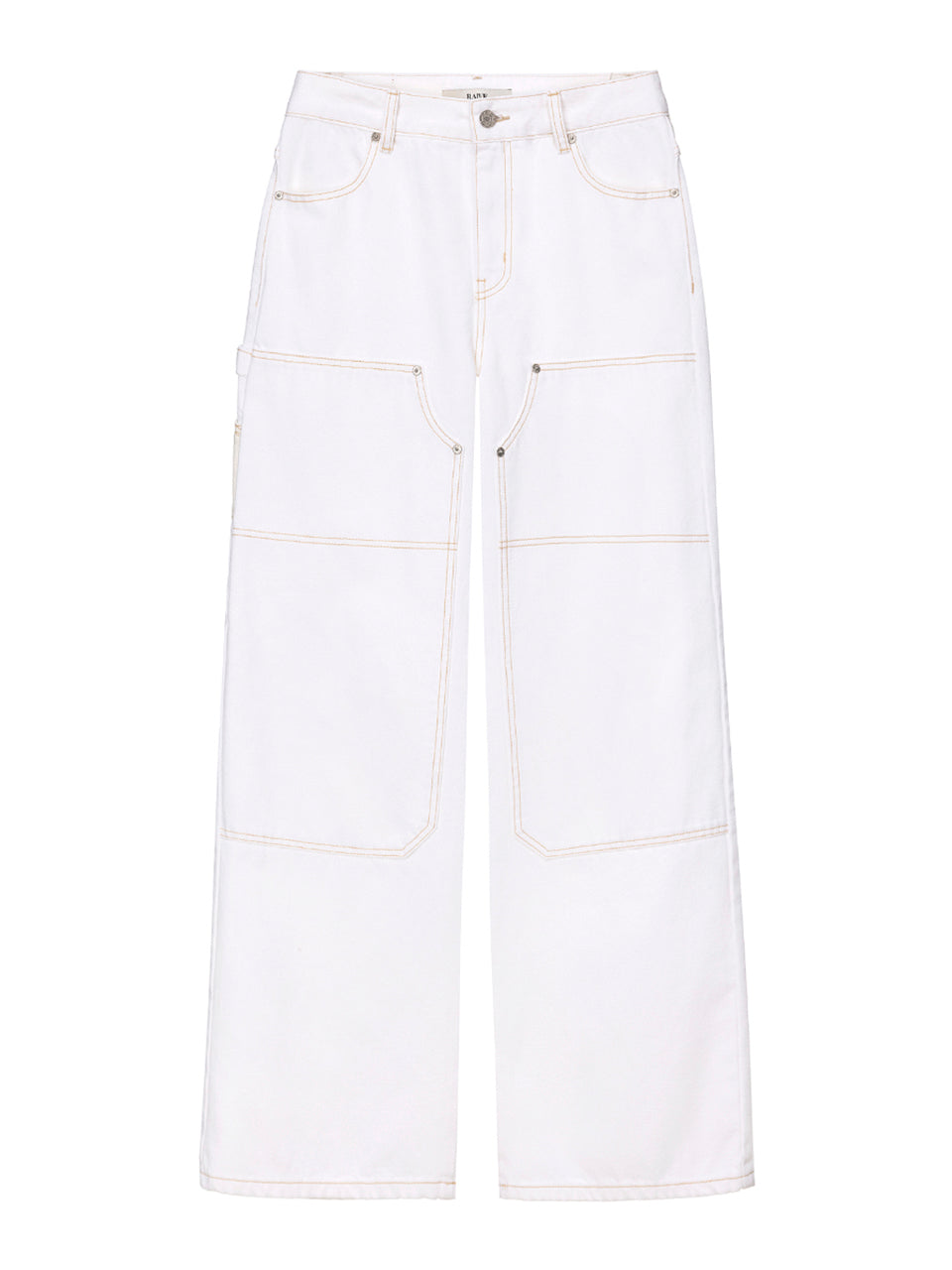 Carpenter Denim Pants in Ivory