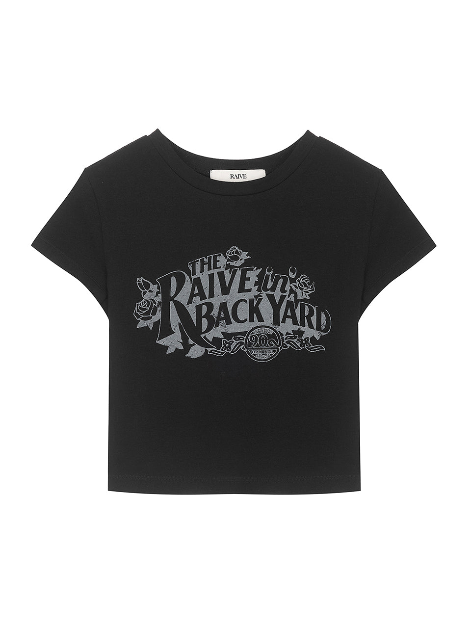 Back Yard Graphic T-shirt in Black