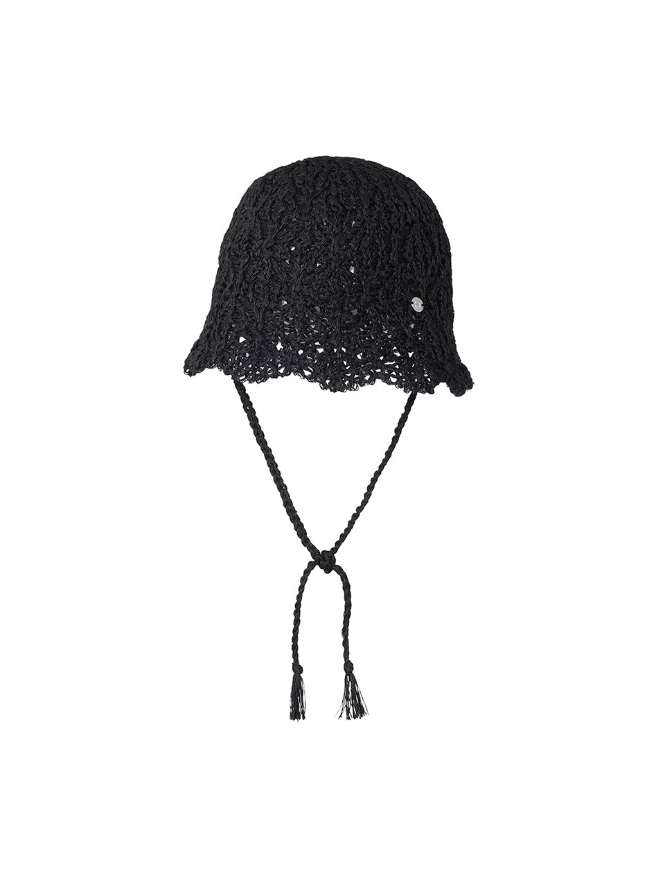 Crochet Bonnet in Black