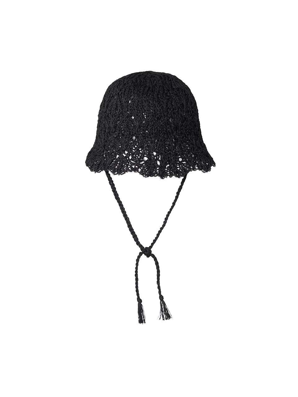 Crochet Bonnet in Black